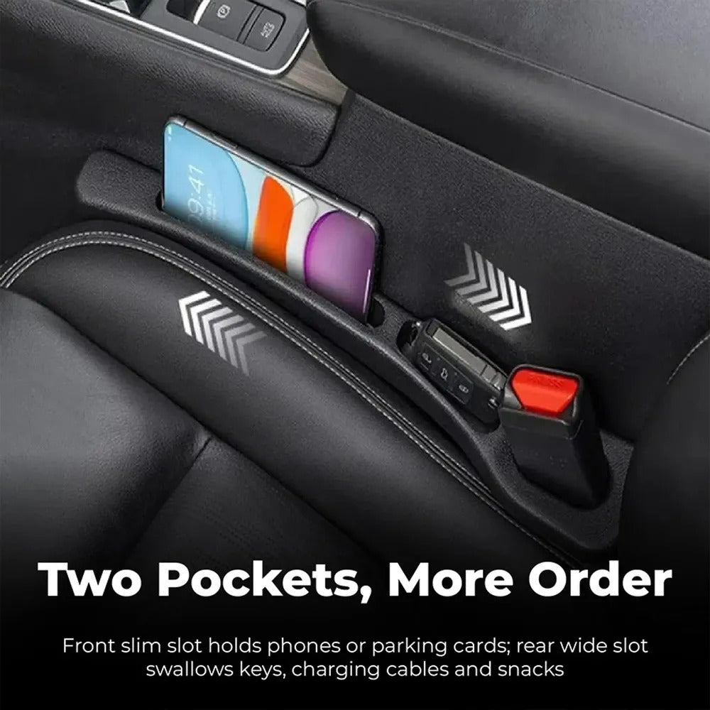 🔥Sales up to 59% off🔥 Universal Car Seat Gap Filler Strip – Anti-Drop Pad with Seatbelt Slot