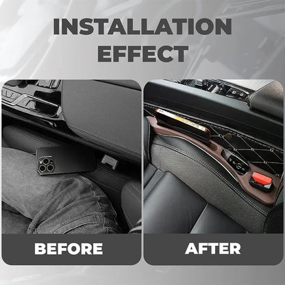 🔥Sales up to 59% off🔥 Universal Car Seat Gap Filler Strip – Anti-Drop Pad with Seatbelt Slot