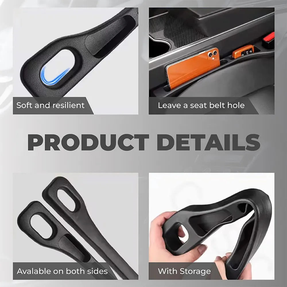 🔥Sales up to 59% off🔥 Universal Car Seat Gap Filler Strip – Anti-Drop Pad with Seatbelt Slot