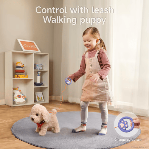 🐶New Realistic Robotic Dog Plush Toy – Interactive Puppy That Walks, Barks.The second one is at half price!!!!