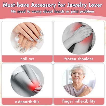 Magnetic Necklace Clasps and Closures Easy Jewelry Converter for Women, Seniors, and Everyday Wear
