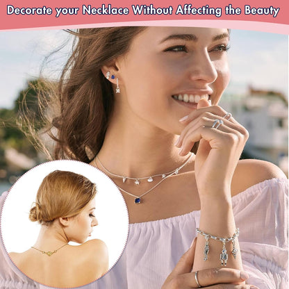 Magnetic Necklace Clasps and Closures Easy Jewelry Converter for Women, Seniors, and Everyday Wear