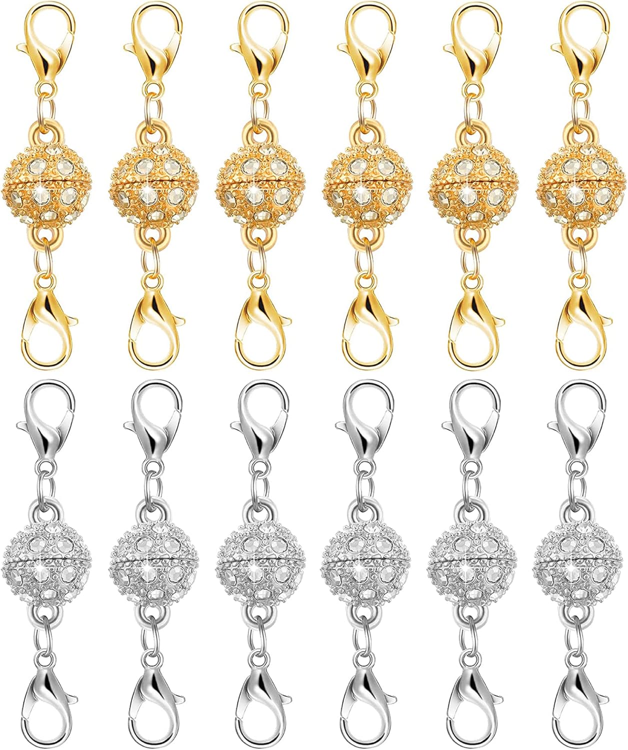 Magnetic Necklace Clasps and Closures Easy Jewelry Converter for Women, Seniors, and Everyday Wear