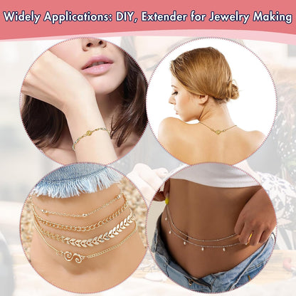 Magnetic Necklace Clasps and Closures Easy Jewelry Converter for Women, Seniors, and Everyday Wear