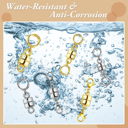 Magnetic Necklace Clasps and Closures Easy Jewelry Converter for Women, Seniors, and Everyday Wear