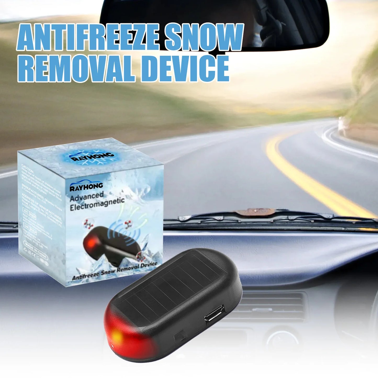 Wholesale Rayhong Car Windshield Rearview Mirror Defrosting Fast Melting Portable Antifreeze and Snow Removal Device