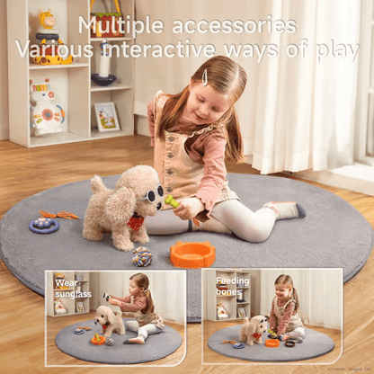 🐶New Realistic Robotic Dog Plush Toy – Interactive Puppy That Walks, Barks.The second one is at half price!!!!